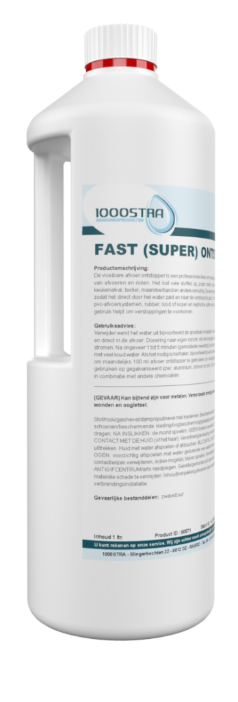Fast (super) ontstopper - de oplossing voor verstoppingen